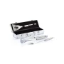 3 pcs barbecue set | Stainless steel | Aluminium box