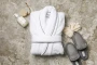 Bathrobe | 100% cotton | Sizes S / M | Wide collar | Luxurious