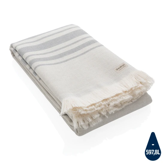 Hammam Towel | OEKO-TEX-certified cotton | 100 x 180cm  | Eco-friendly | Gray
