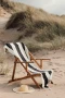 Telo mare | Cotone biologico 450 g/m² | 180x80 cm | Con nappine alle estremità corte | Premium