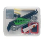 Bike repair kit | Aluminium & PP | 15 pics | Compact