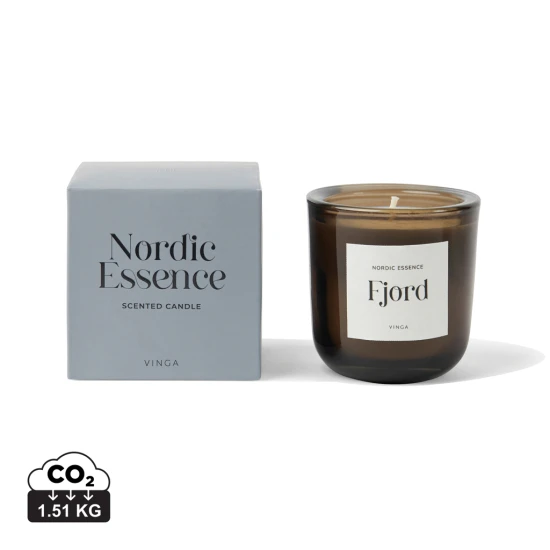 Nordic essence scented candle | Soy wax | Small | Blue;dark brown