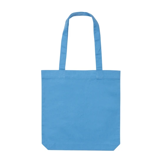 Tote bag | Gerecycled katoenen canvas 285g/m² | 12L | Duurzaam | blauw