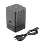 Chargeur GAN + câbles rétractables | Polycarbonate recyclé | Charge sans fil | Câble de charge 65 cm