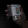 Chargeur GAN + câbles rétractables | Polycarbonate recyclé | Charge sans fil | Câble de charge 65 cm