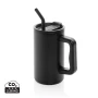 Mug isotherme | Acier recyclé | 800ml | Avec paille | Durable