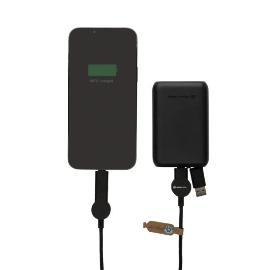 Fast charging cable | Recycled plastic | 45W | black