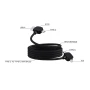 Cable magnético TPE/PET reciclado Urban Vitamin Stockton 65W