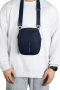 Crossbody tas | Gerecycled polyethyleen | 2,3 L | Achterzak