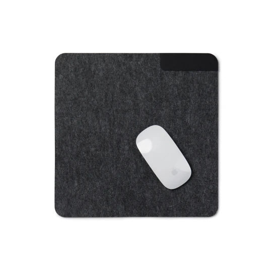Vinga mouse pad | Recycled felt | 28x28cm | Durable | black