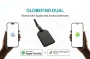 Globefind Dual RCS luggage tag with worldwide locating