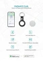 Gegenstandsfinder | Recyceltes ABS | Kompatibel mit Apple und Android