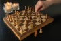Luxury chess set | Wood | 32 chess pieces | Foldable