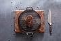 Cuchillo de chef | Acero inoxidable X50CrMoV15 y madera pakka | Hoja de 20 cm | Grabado láser