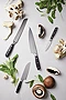 Cuchillo de chef | Acero inoxidable X50CrMoV15 y madera pakka | Hoja de 20 cm | Grabado láser