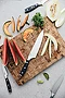 Cuchillo de chef | Acero inoxidable X50CrMoV15 y madera pakka | Hoja de 20 cm | Grabado láser