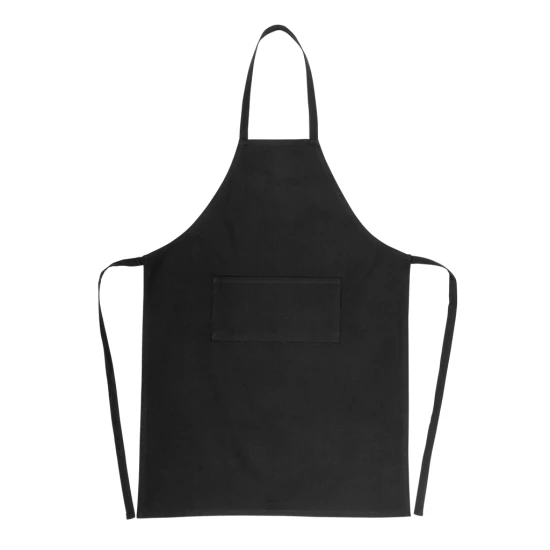 Apron | Recycled cotton 180gr/m² & rPET | With AWARE™ tracer | Sustainable | black