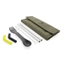 Cutlery set | Polyester | 5 items | With straws