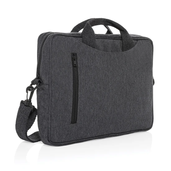 Laptop bag | Recycled cotton | 15.4" | AWARE™ tracker | anthracite