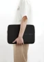 Laptop bag | Recycled polyethylene | 24x2,5x35cm | Rear pocket