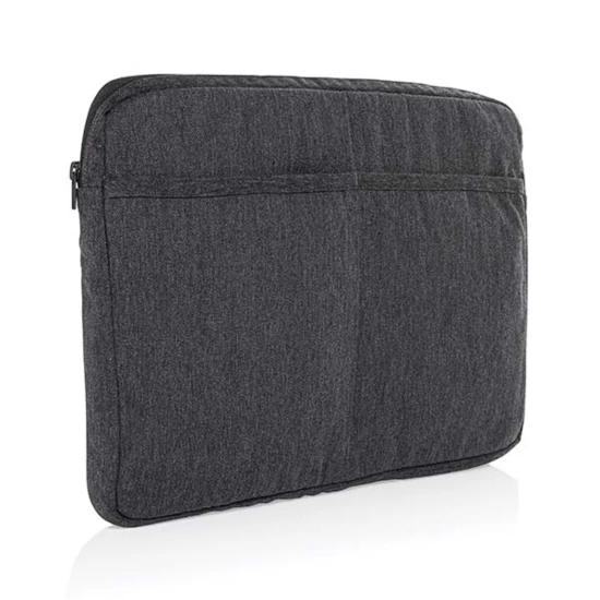 Laptop sleeve | Recycled cotton | 15.6" | AWARE™ tracker | anthracite