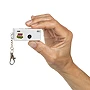 Schlüsselanhänger-Kamera | RCS-zertifiziertes recyceltes ABS | 3 MP | 720P-Video | 0,96" Farbdisplay | USB-C-aufladbar
