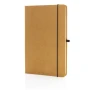 Notebook | A5 | 80 sheets | Recycled leather hardcover