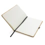 Notebook | A5 | 80 sheets | Recycled leather hardcover