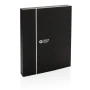 Swiss Peak refillable notebook and pen set, black