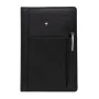 Swiss Peak refillable notebook and pen set, black