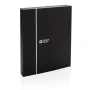 Swiss Peak refillable notebook and pen set, black