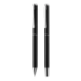 Swiss Peak Cedar stylo set | Aluminium recyclé | Certifié RCS | 2 stylos dans un étui