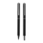 Swiss Peak Cedar stylo set | Aluminium recyclé | Certifié RCS | 2 stylos dans un étui