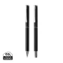 Swiss Peak Cedar stylo set | Aluminium recyclé | Certifié RCS | 2 stylos dans un étui
