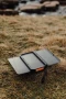 Power bank | Recycled ABS and PC | 10000 mAh | Solar charging | 3 panels | Fast charging | Built-in USB-C and Lightning cables