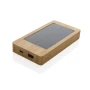 Batterie externe solaire | Bambou | 10000 mAh | Durable