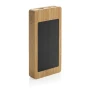 Batterie externe solaire | Bambou | 10000 mAh | Durable