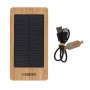 Batterie externe solaire | Bambou | 10000 mAh | Durable