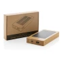 Batterie externe solaire | Bambou | 10000 mAh | Durable