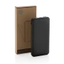 Power bank | Recycled ABS | 10000 mAh | Integrated Type-C and Lightning cables | Fast charging