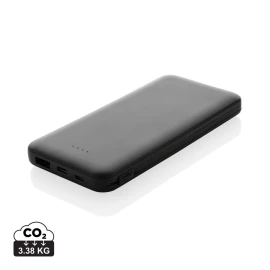 Power bank | Recycled ABS | 10000 mAh | Integrated Type-C and Lightning cables | Fast charging