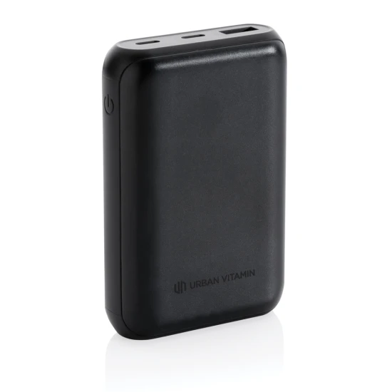 Urban Vitamin powerbank | ABS | 10000 mAh | Snelladen | zwart