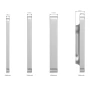 Batterie externe | Aluminium recyclé | 3000 mAh | 0,6 x 7 x 10,2 cm | Pas de câble nécessaire