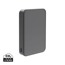 Powerbank | Gerecyclede aluminiumlegering | 10000 mAh | Magnetisch | Draadloos opladen | 25W snel opladen
