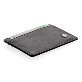 Card holder | 	Polyurethane | 0,3x10,3x7cm | 3 shielded anti-skimming card slots
