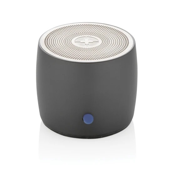 Swiss Peak | RCS-gerecycled aluminium | 3W-basspeaker | grey
