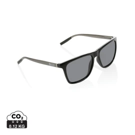 Sunglasses | Recycled polycarbonate & aluminium | UV400 | Polarised lenses | RPET sleeve | FSC packaging | Premium