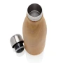 Thermo bottle | Stainless steel & wood | 500ml | BPA free