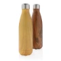 Thermo bottle | Stainless steel & wood | 500ml | BPA free