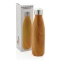 Thermo bottle | Stainless steel & wood | 500ml | BPA free